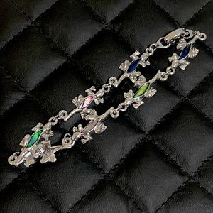 Lizard linked bracelet